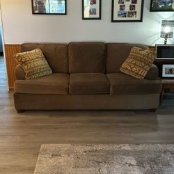 Sofa-couch 80” Length Brown Ex Cond