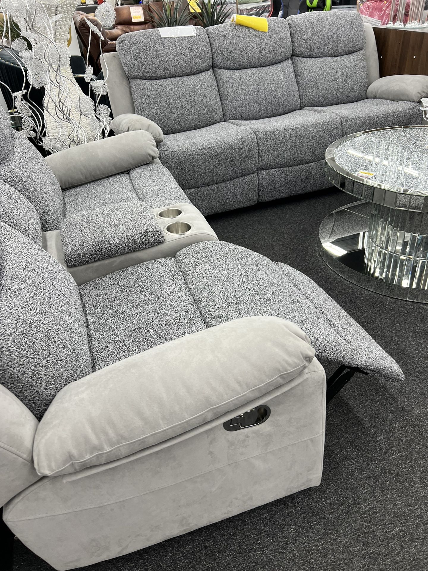 Stylish Reclining Couch And Loveseat!