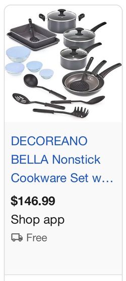 21 pcs nonstick cookware set