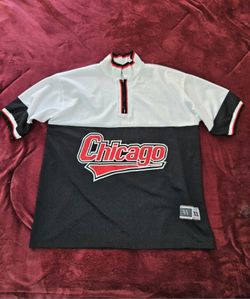 VTG 70s WEEKEND Sports Chicago Bulls Zip Up Shirt DEADSTOCK Men XL Mesh USA Made