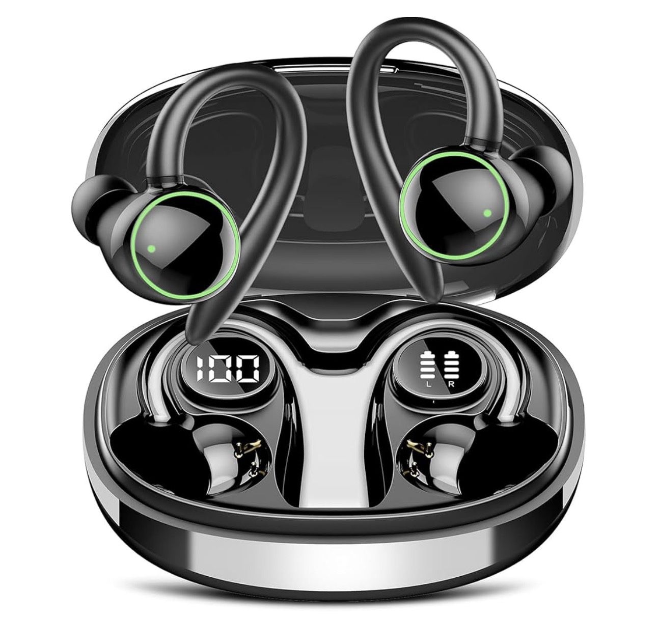 Black Wireless Earbuds