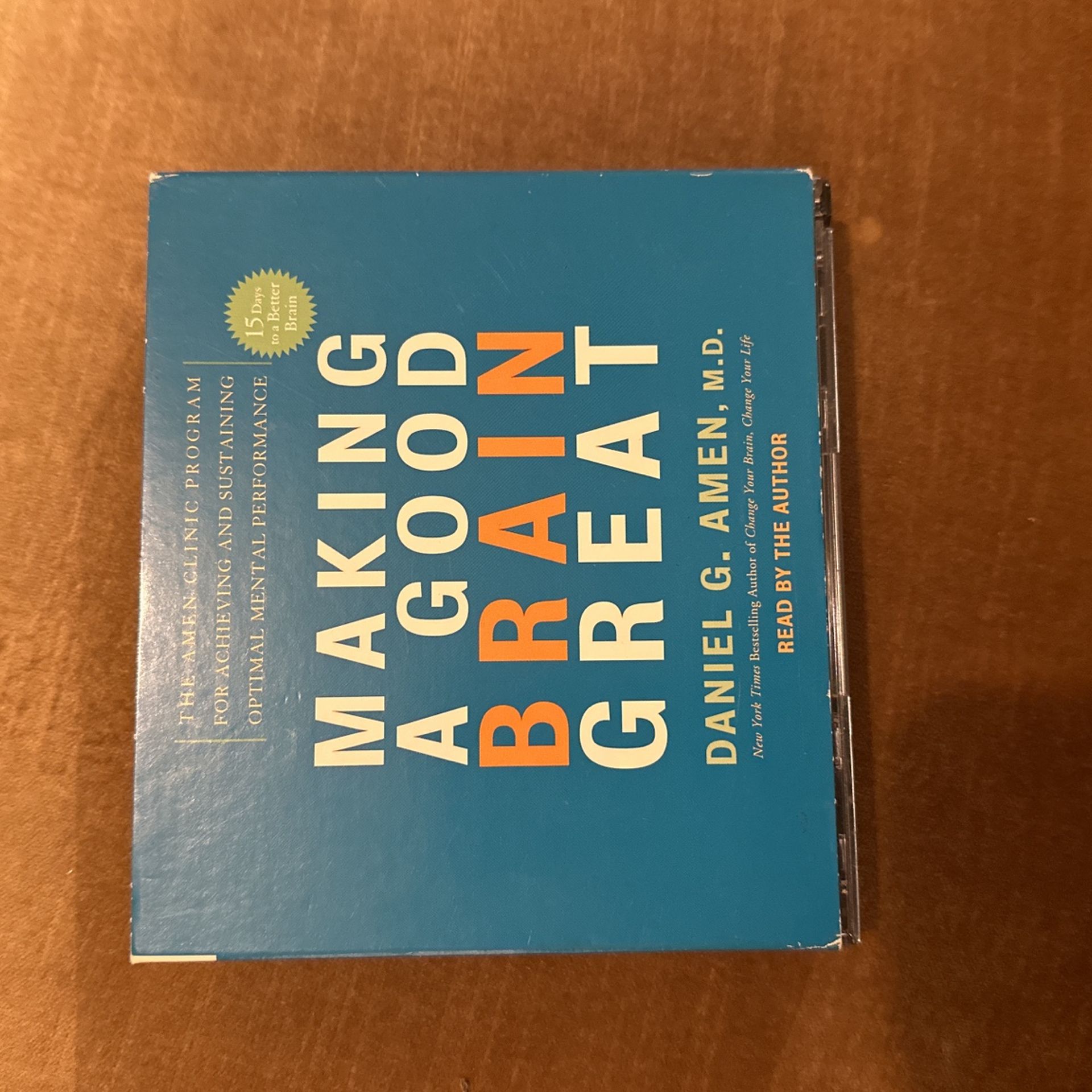 Audio Book CDs By Daniel Amen Leading Psychiatrist Making A Good Brain Great