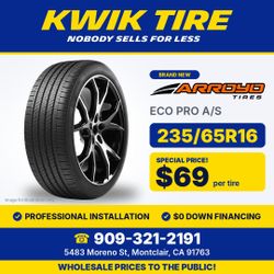 NEW 235/65R16 2356516 Arroyo ECO PRO A/S Tire – 30% OFF