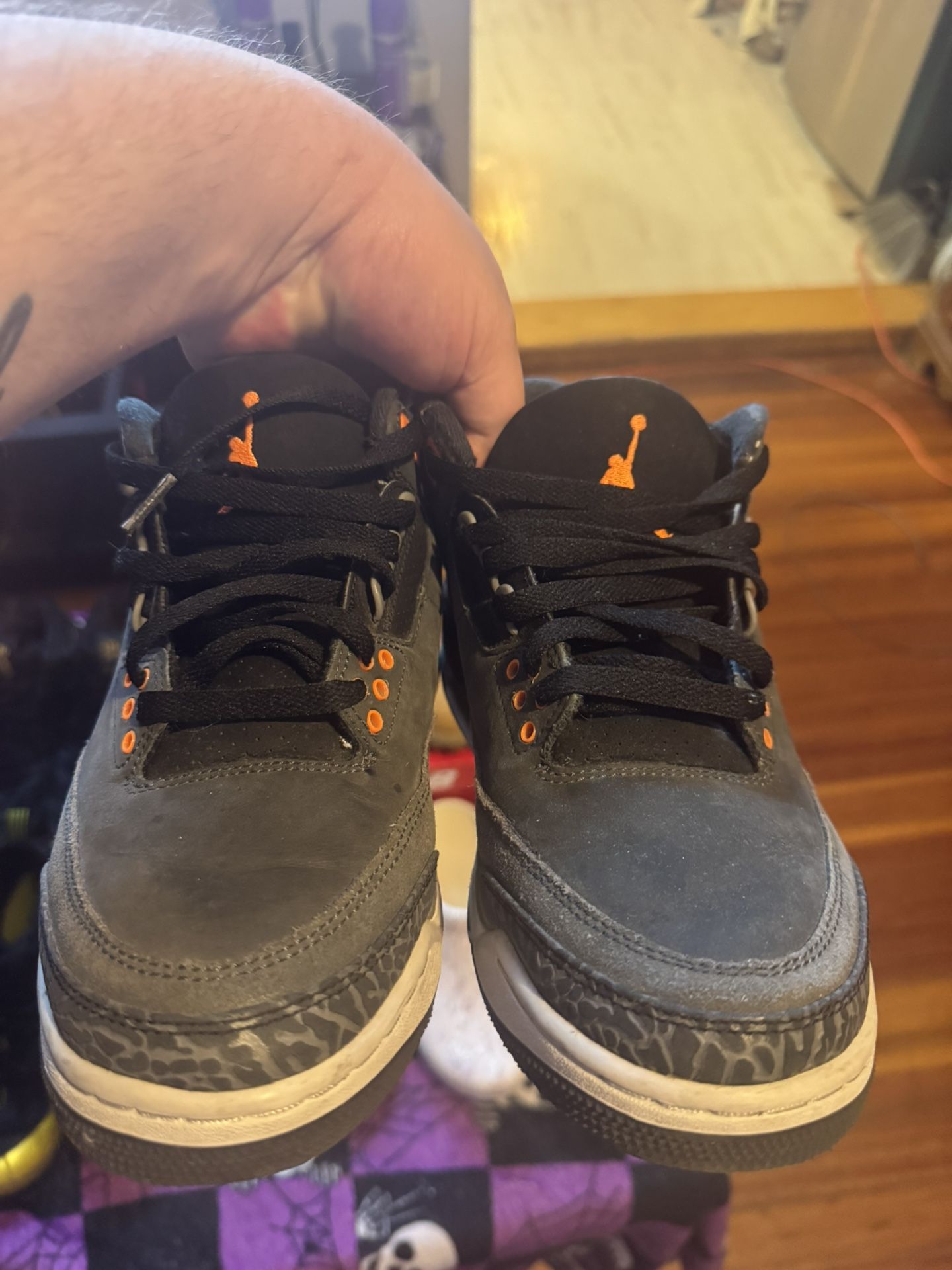 Jordan 3 Retro Fear Pack Size 8