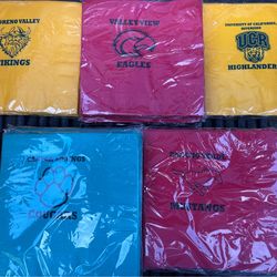 New, Customized School Logo Napkins