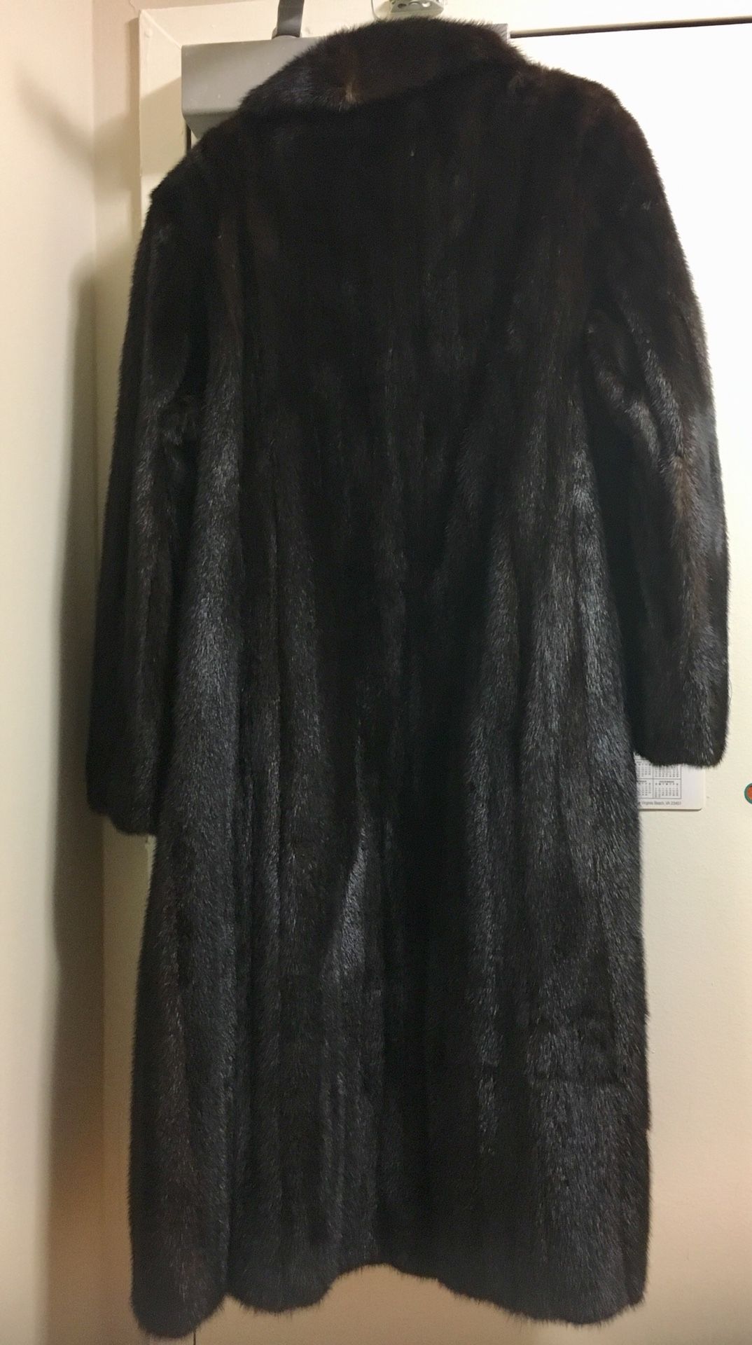 Full length vintage fur coat, size 8/10 womens
