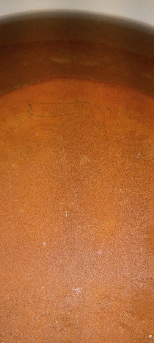 Vintage Carol Endres "Pure Art" Beehive Redware Pottery XL Serving Plate/Bowl