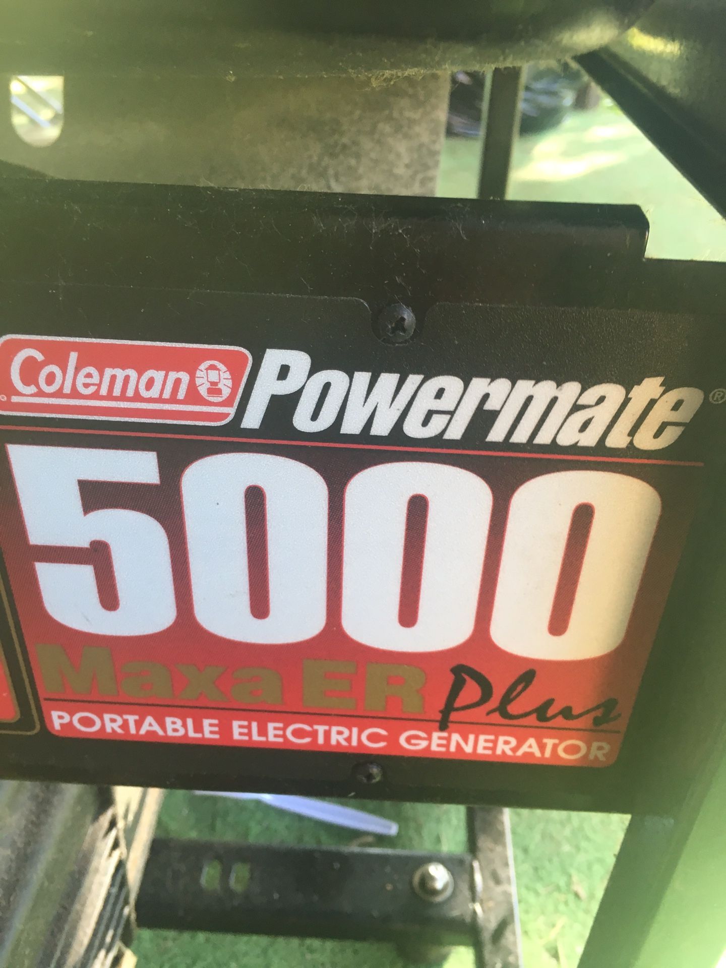 Coleman 10 hp 5000 watt generator