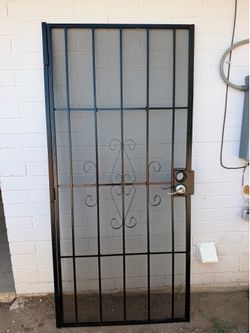 Screen security door
