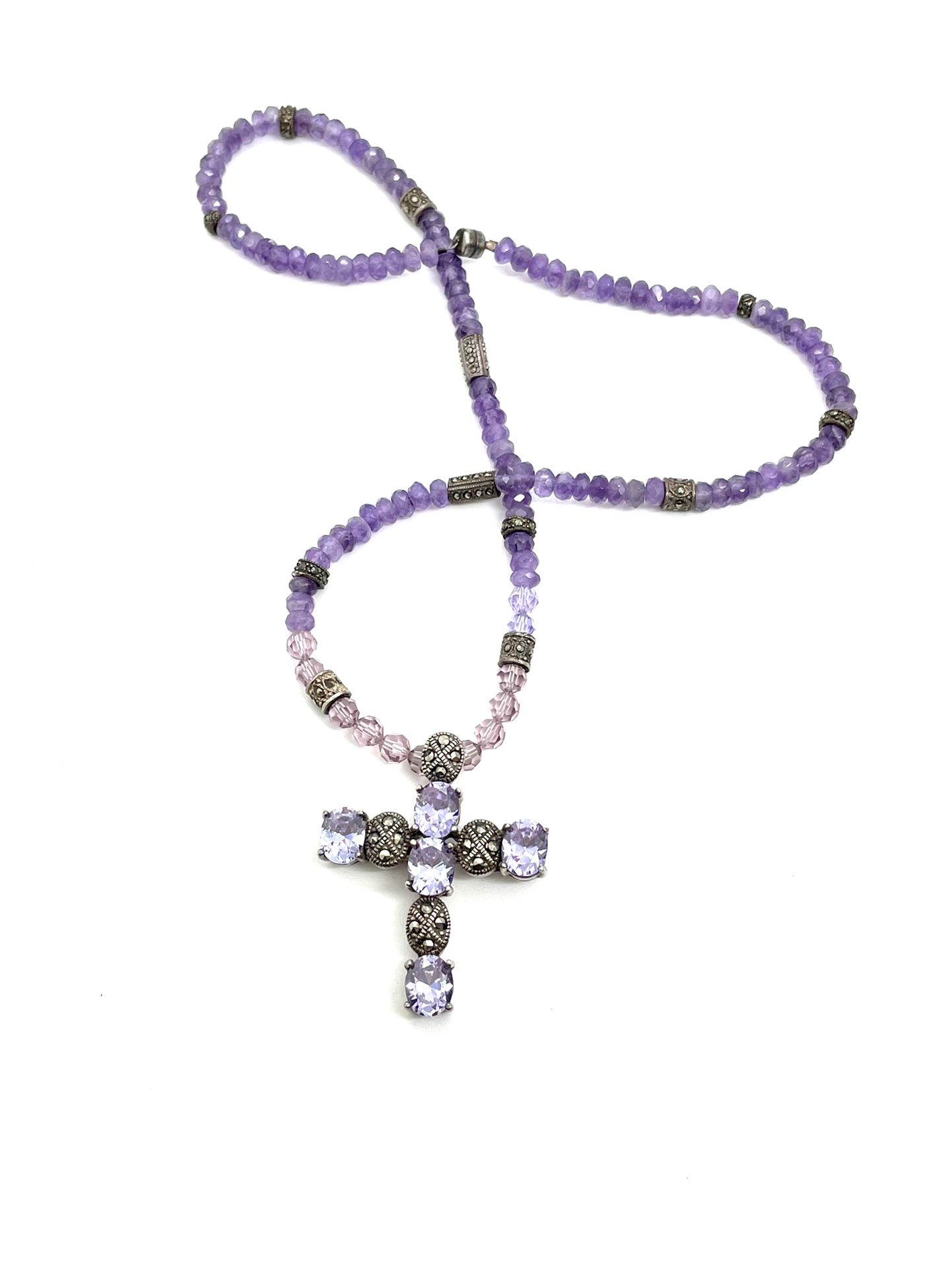 Sterling Amethyst Necklace