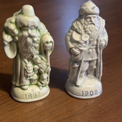 Porcelain Santas