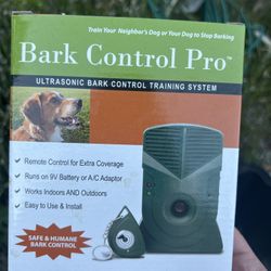 Bark Control Device  Brand New 