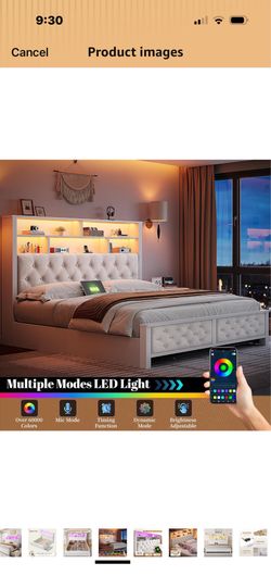 Queen size bed frame