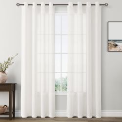Ivory Linen Curtains 