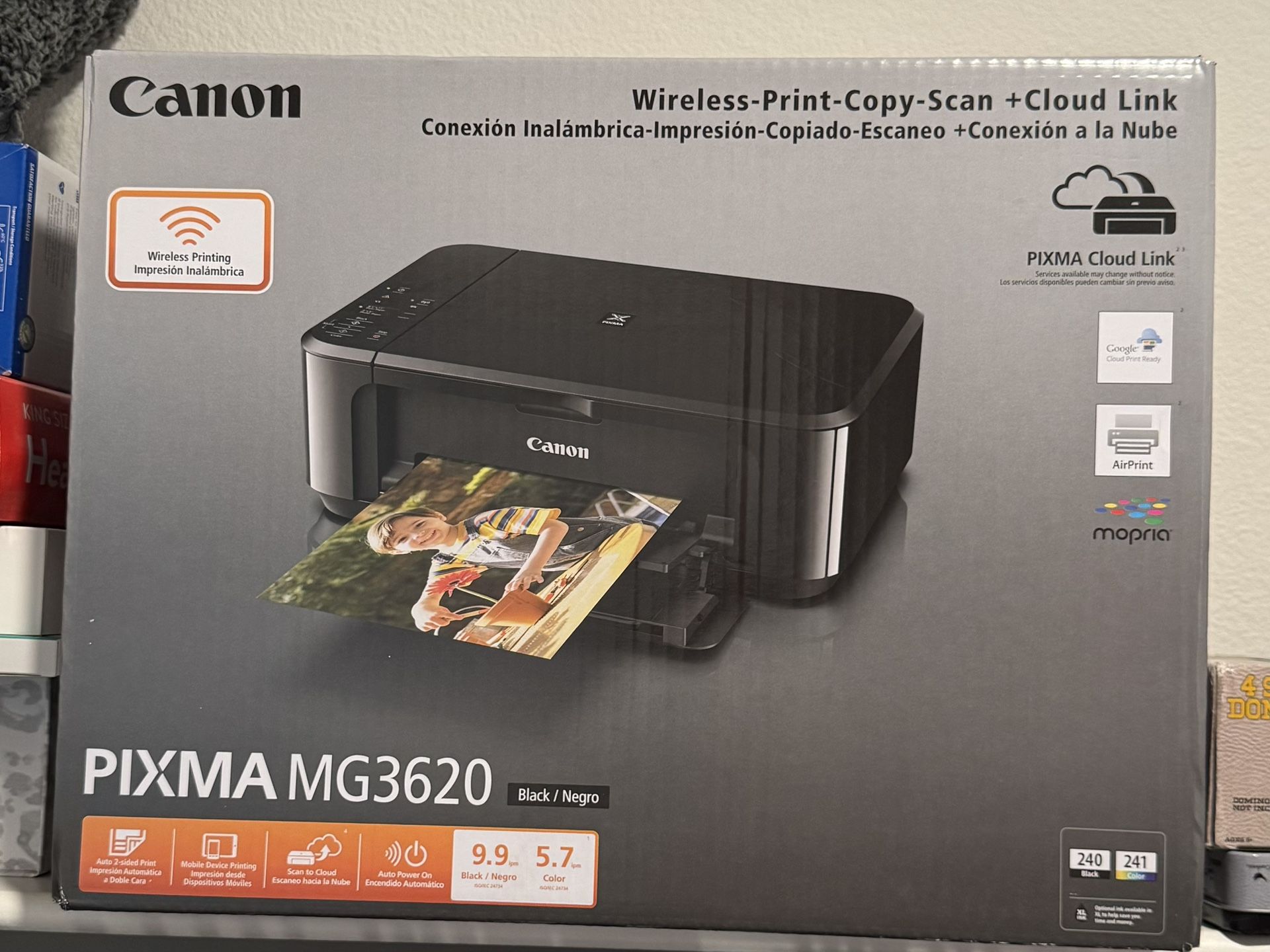 Canon - Pixma MG3620 All in one Wireless printer