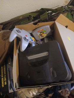 Nintendo 64 with five games