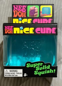 Needoh Nice Cube Squishy Fidget Toy 🧊