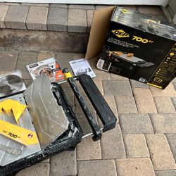 7” Tile Wet Saw With Extension Table 