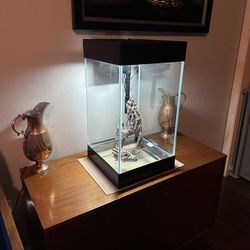 15 Gallon CoIumn Aquarium Fish Tank (13 L x 13 D x 25 H)