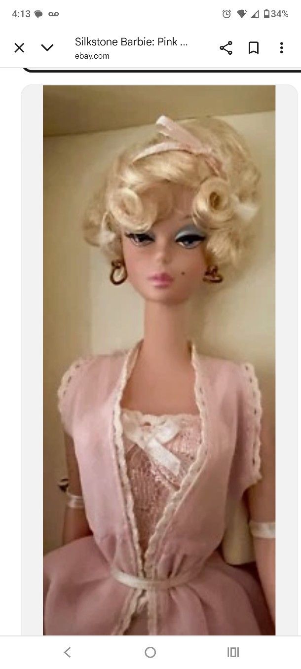 Silkstone Lingerie Barbie 2001