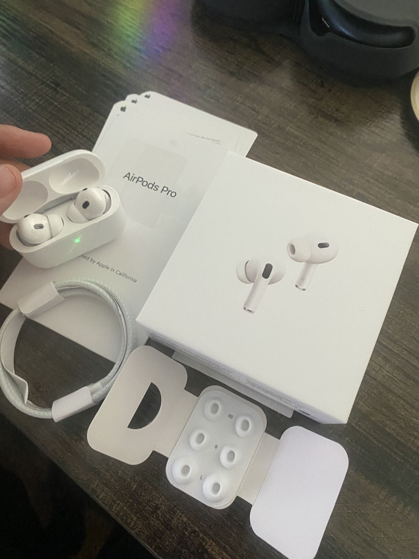 Apple Air Pod Pros 2nd Gen With Noise Cancellation 