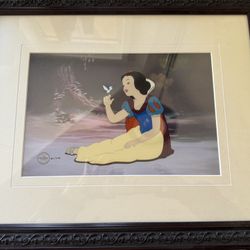 RARE Disney’s Snow White Animation Framed Art