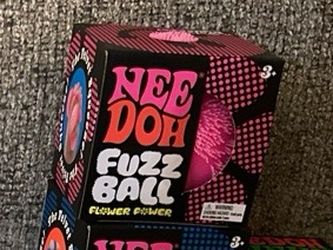 NeeDoh Fuzz Ball Pink Squishy