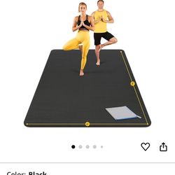 Like NEW -Extra Large Extra Thick Home Gym Mat/Yoga Mat