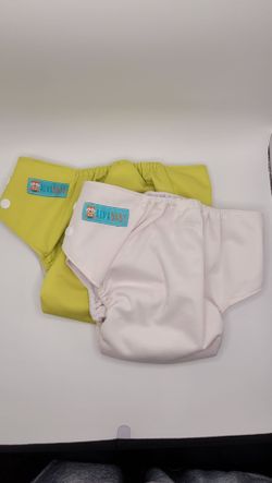 2 Piece, Adjustable Cloth Diaper Set