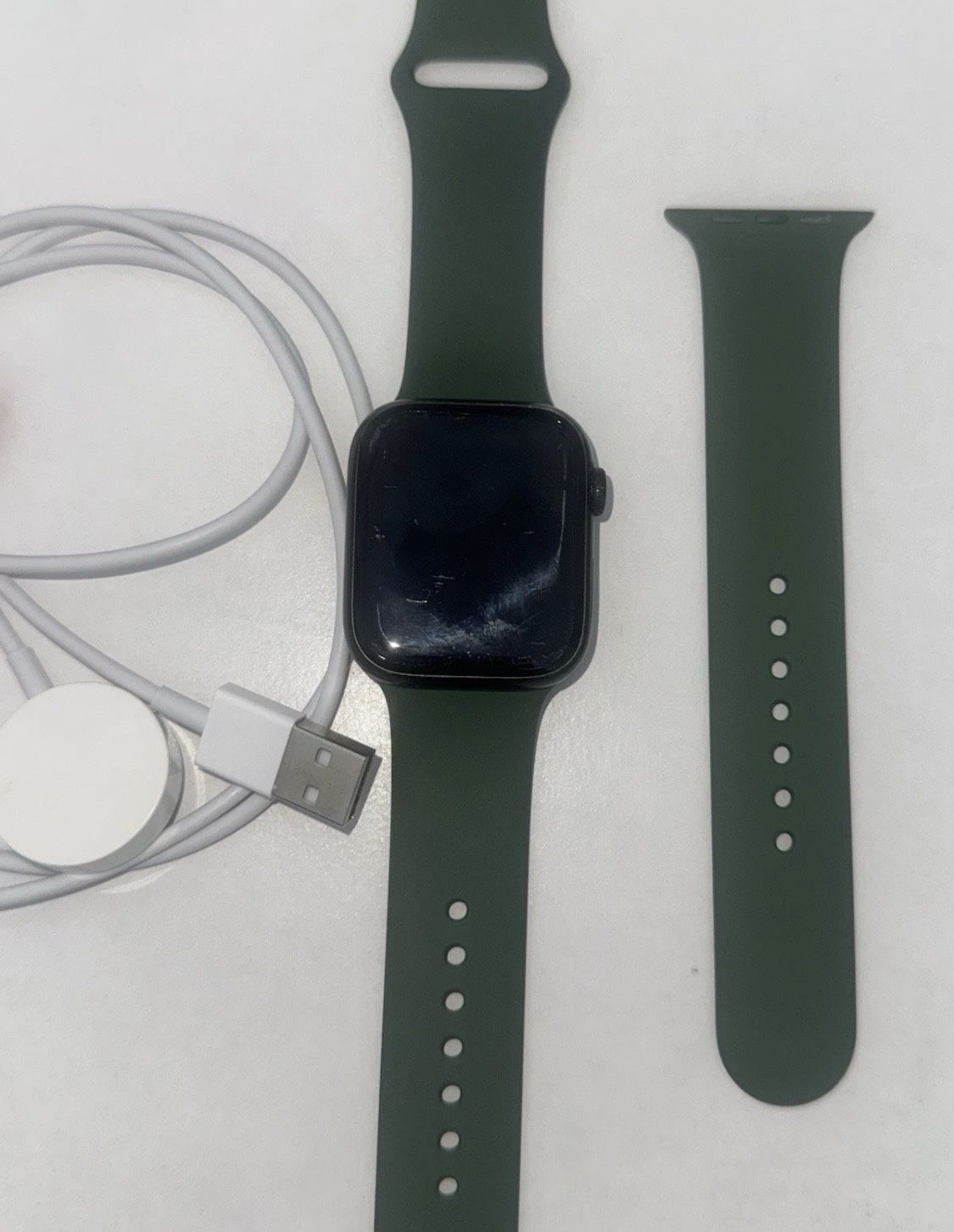Apple Watch Series 7 45mm Green Aluminum Case  (GPS + Cellular) FAIR