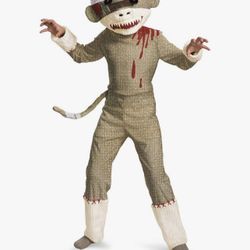 New- Zombie Sock Monkey Boys Costume, 4-6
