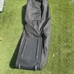 Golf Caddy Golf Club Rolling  Travel Bag Used 
