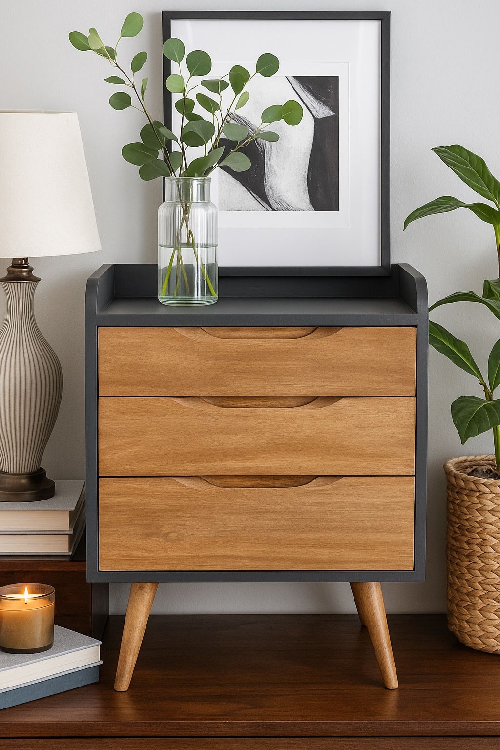 Mid-Century Modern 3-Drawer Chest – West Elm