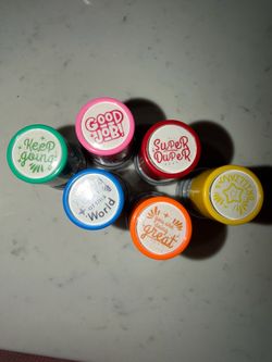 Colorful Teacher Stamps (Discounted)