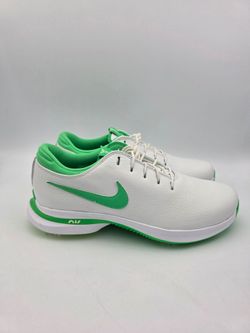 Nike Air Zoom Victory Tour 3 White Green Golf Shoes Mens Size 8.5
