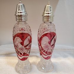 Salt Pepper Shakers Crystal 