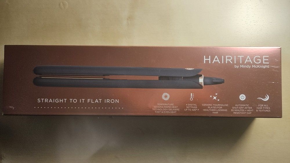 New curling or straightening iron
