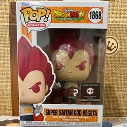 Funko Pop Dragon Ball Super Saiyan God Vegeta