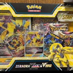 Zeraora Vmax & Vstar Battle Box $55