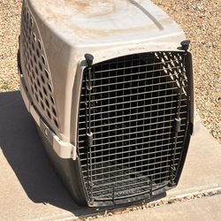 N2N Large Plastic Dog Pet Cage (LxWxH: 36” x 22” x 26”)