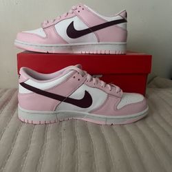 NIKE DUNK LOW PINK FOAM RED WHITE