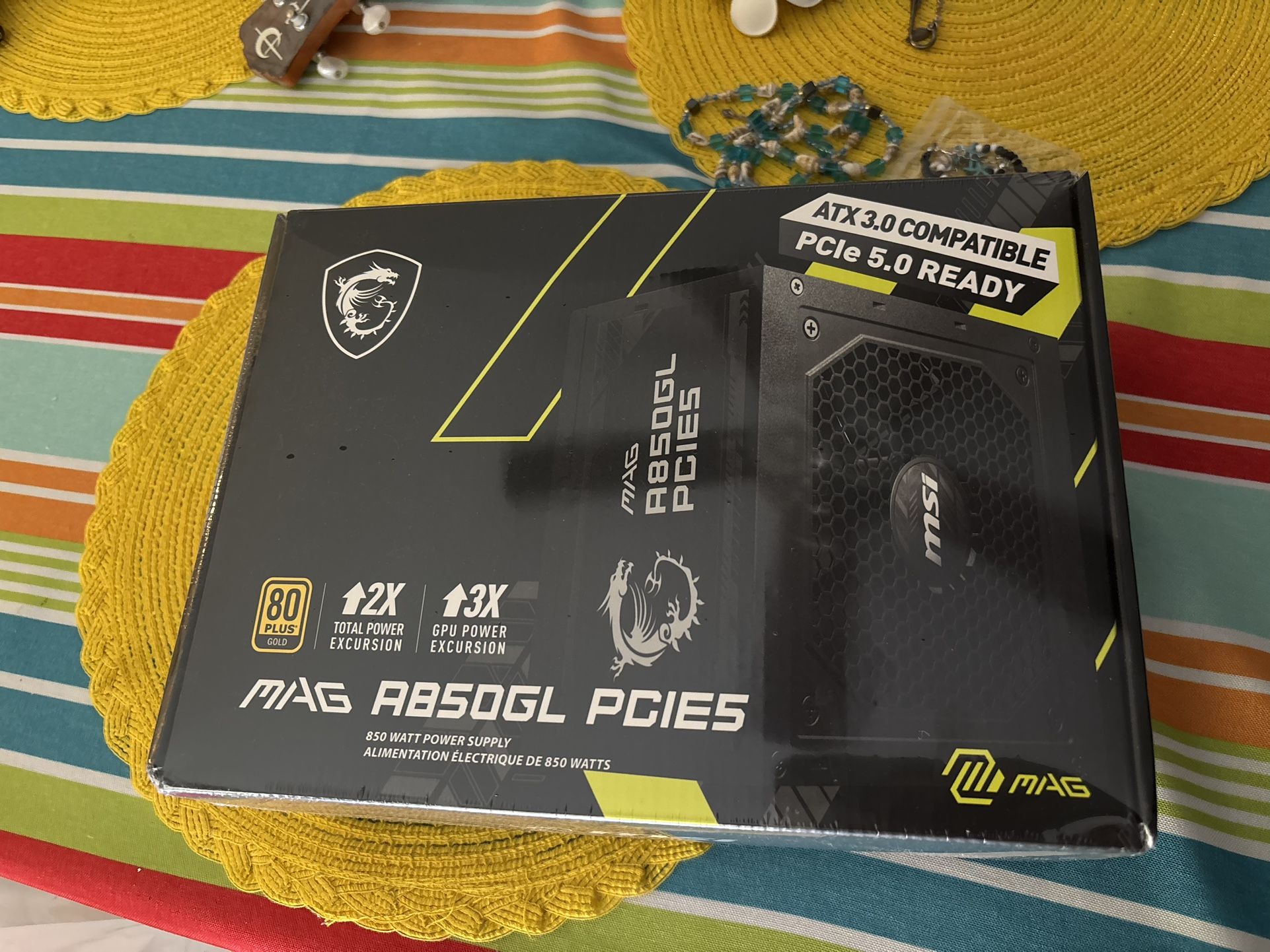 msi MAG A850GL PCIE5 850W Power Supply