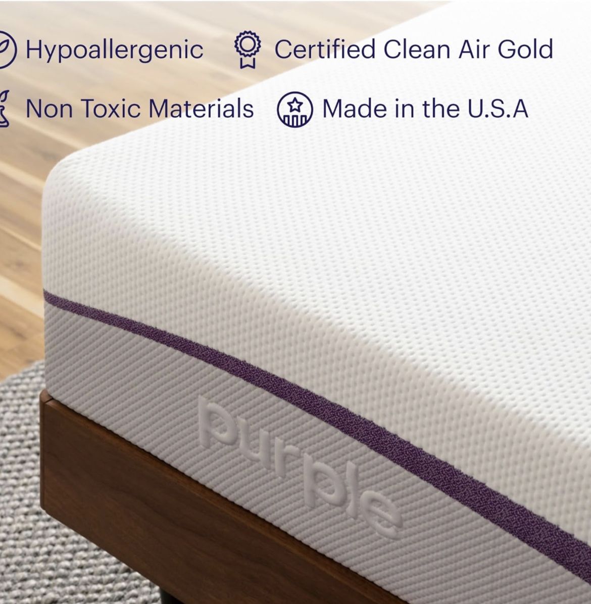 Purple Queen Mattress Bed for Sale in Visalia, CA OfferUp