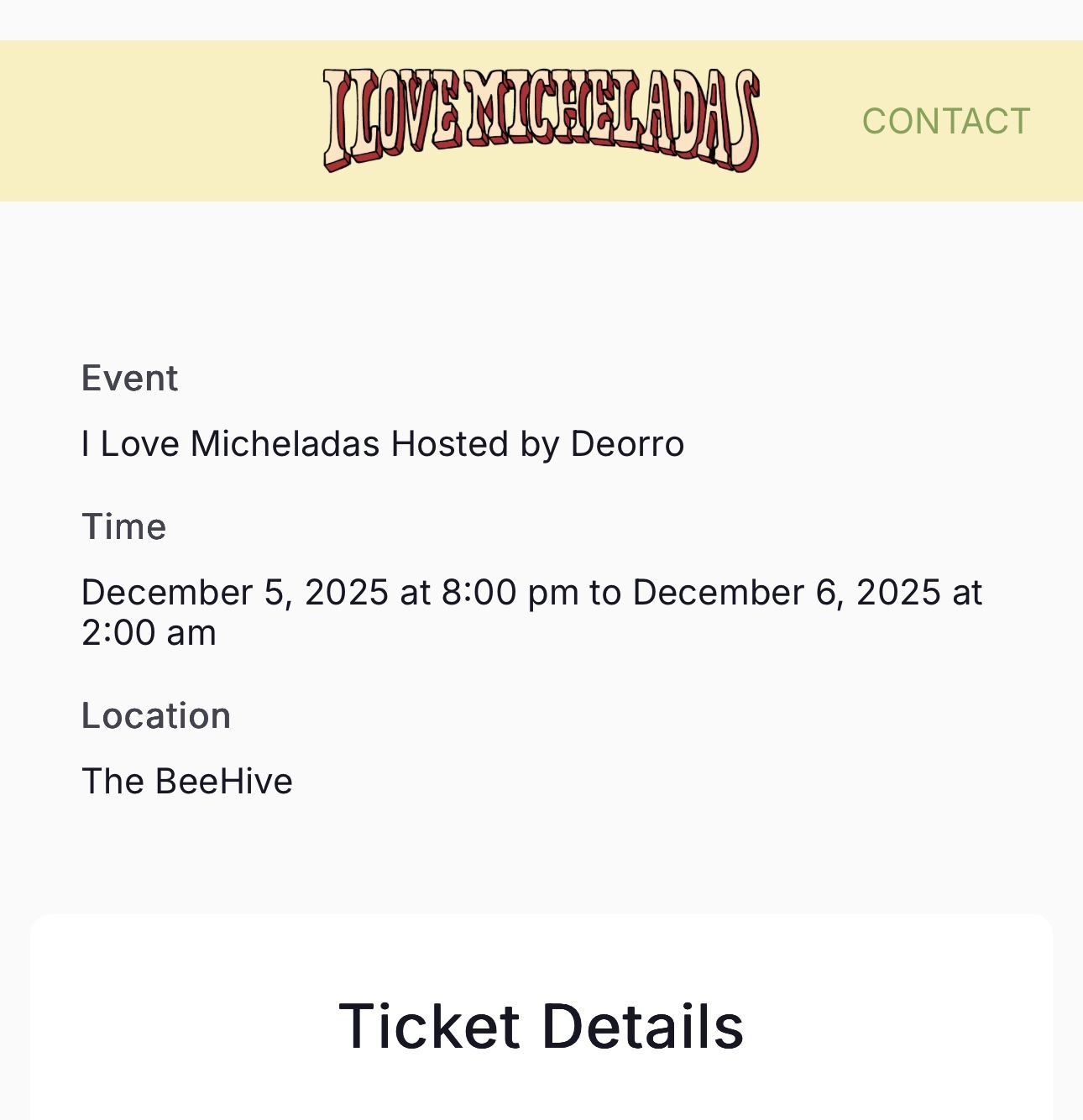 First Friday I Love Micheladas Tickets