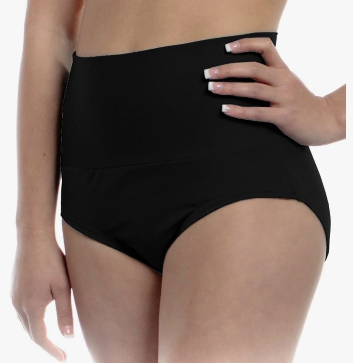 B Dancewear Womens High Waisted Brief Small Black Adult