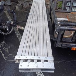 Aluminum Werner Ladder Scaffold Plank