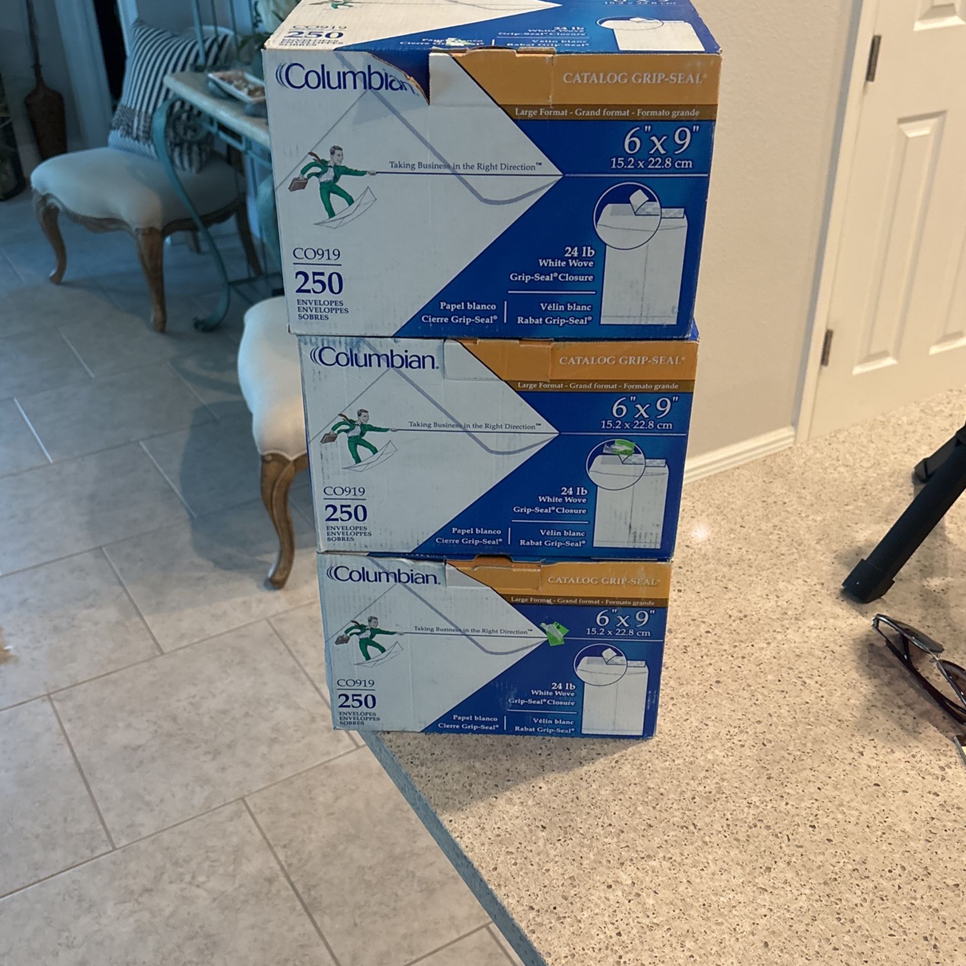 6”X9” Grip seal envelopes 