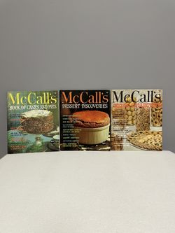 McCall’s Dessert Recipe Books, Cookies, Cakes, Discoveries
