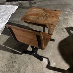 Antique Wood Desk
