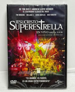 Jesucristo Superestrella Live Arena Tour DVD 2013 NEW SEALED Spanish Cover